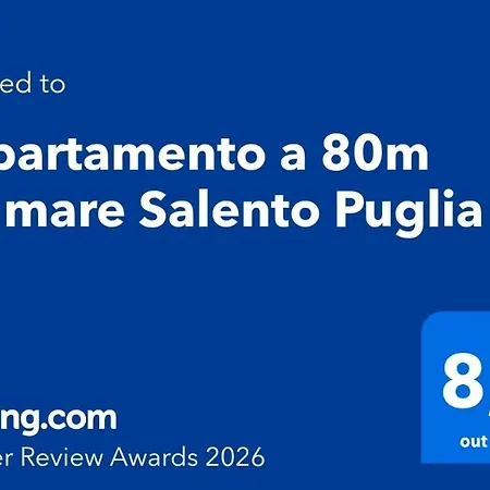 Apartman A 80m Dal Mare Salento Puglia Torre San Gennaro